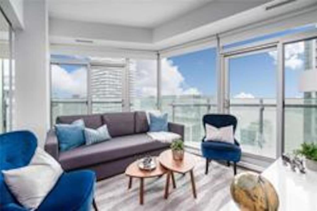 New Superior Lakeview Luxury Top Floor 3-Bedroom Suite On 48Th Floor Toronto Exterior foto